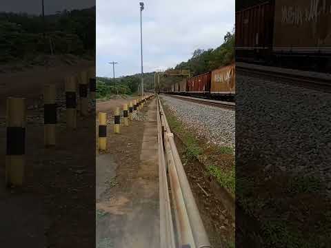 Prefixo J passando no aspersor de RESPLENDOR MG VRD II
