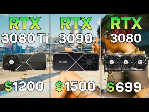 RTX 3080 Ti vs RTX 3090 vs RTX 3080 - Ray Tracing \ DLSS - 12 Games Test 4k