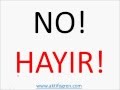Turkish lessons- Basic Turkish phrases Yes - No - please - No t