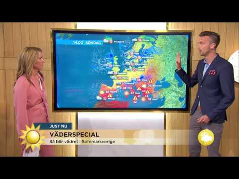 Den här dagen kommer ny värme! - Nyhetsmorgon (TV4)
