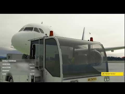 MFS 2020 Wir Fliegen mit dem A 320 Neo von Basel nach Genf