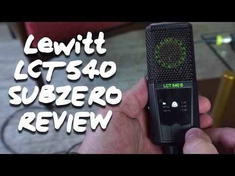 Lewitt LCT-540-SUBZERO Large Diaphragm Condenser Microphone 2010s - Black image 10