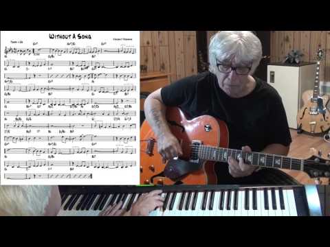 Without A Song - Jazz guitar & piano cover ( Vincent Youmans )