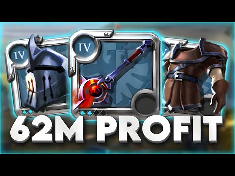 62M💲PROFIT IN 21 HOURS WITH T4.2 GEAR ONLY - Albion Online