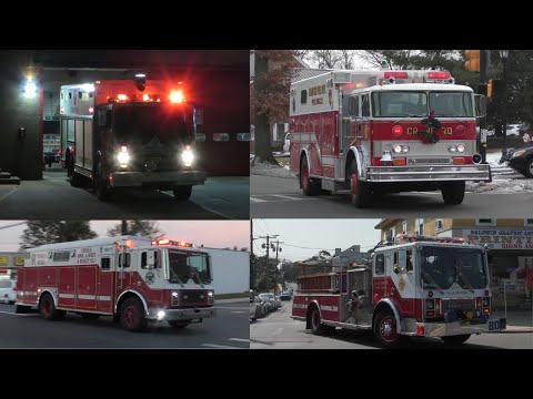 Old Fire Trucks Responding Compilation 2025!