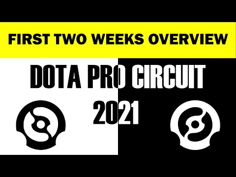 Dota Pro Circuit 2021 - First two Weeks Overview
