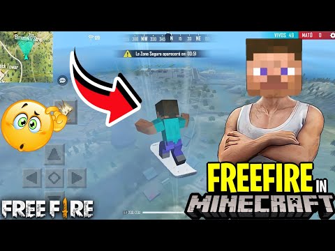Free Fire in Minecraft 😨 || Free Fire Minecraft version || Minecraft Gameplay Tamil