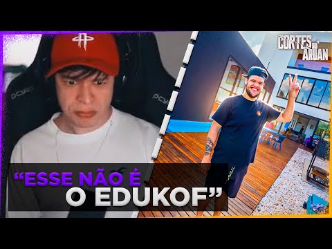 ARUAN REAGE A TROUXE O EDUKOF PRA CONHECER A MANSÃO HUNTERS (GUI NOBRE) - Cortes do Aruan