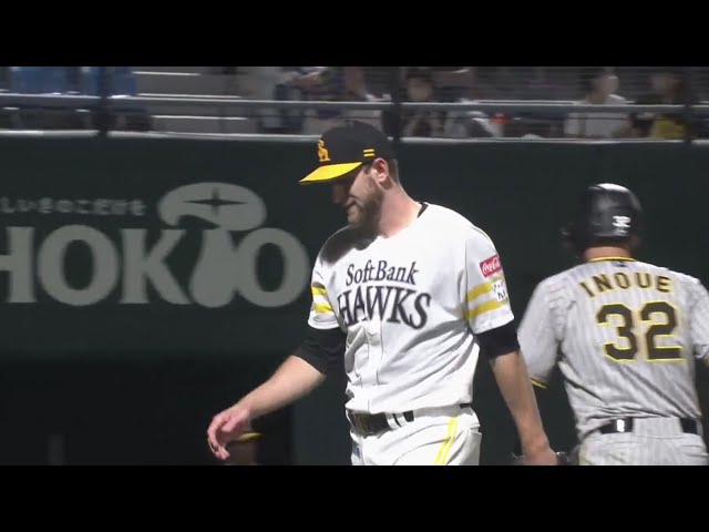 【ファーム】打たせて取るピッチング!! ホークス・ガンケル 6回1失点の好投!! 2023年9月22日 福岡ソフトバンクホークス 対 阪神タイガース