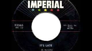 1959 HITS ARCHIVE: It’s Late - Ricky Nelson