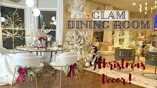 BREAKFAST NOOK CHRISTMAS DECOR Clean & Decorate With Me 🌲 TREE 🌲 How To Decorate a Dining Room