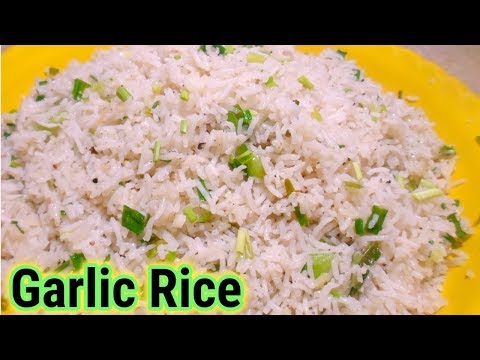 Garlic rice recipe_How to make garlic rice easy and quick recipe