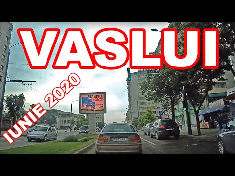 Orasul VASLUI traseu Crucea Garii - Centru - Cartier - Spital - Moara Grecilor iunie 2020 video FHD
