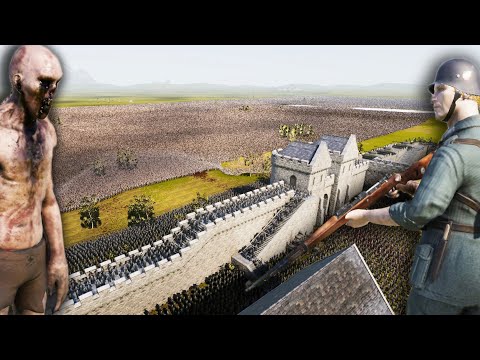 GERMAN ARMY SURROUNDED BY 2 MILLION ZOMBIES. Ultimate Epic Battle Simulator 2. uebs2