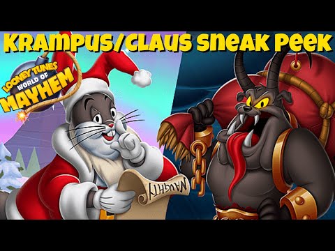 New Toon Sneak Peek: Chungus Claus & Krampus Dog - Looney Tunes World of Mayhem