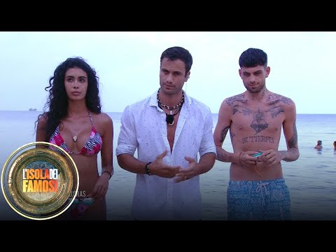 L'Isola dei Famosi - La seconda prova apnea: Jey Lillo contro Ahlam El Brinis