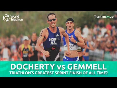 One of the greatest triathlon sprint finishes ever