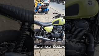 Yezdi Scrambler Outlaw Olive