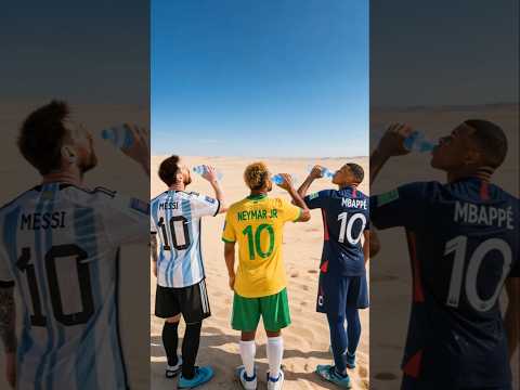 “Ronaldo’s Water Became Worth More Than Messi’s Gold”🥛#video #viral #messi #ronaldo #neymar #mbappe