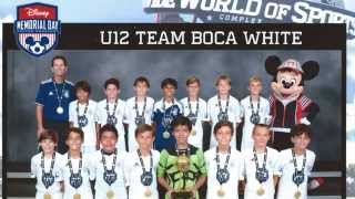 preview picture of video 'Disney  Memorial Day Soccer 2014 Team Boca White U13 Champions'