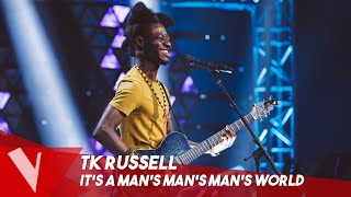 James Brown - &#39;It&#39;s a Man&#39;s Man&#39;s Man&#39;s World&#39; ● TK Russell | Blinds | The Voice Belgique Saison 9