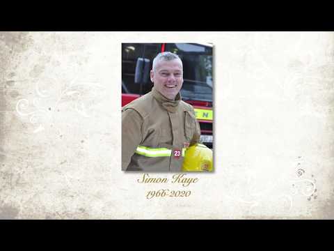 Firefighter Simon Kaye Remembrance Service