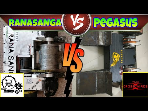 Ranasanga VS Pegasus Robo Wars 30kg | Quark 2020 Bits Goa | Team Xenon Vs Team Cross Wires