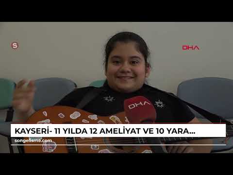 Kayseri- Zeynep, who had 12 surgeries and 10 wound treatments in 11 years, held on to life with m...