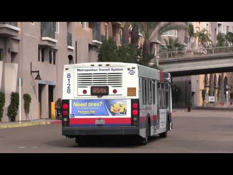 San Diego MTS Bus - New Flyer D40LF Route 584x #8128