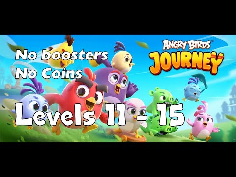 Angry Birds Journey Levels 11-15