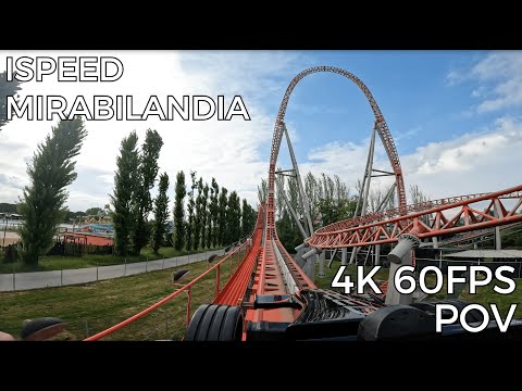 iSpeed front row POV 4K 60 fps - Mirabilandia Italy 2024
