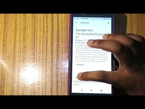 Font size set kaise kare, How to set font size in Nokia C01