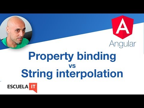 Property bindign vs String Interpolation binding en Angular