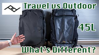 Peak Design Outdoor Backpack vs Travel Backpack 45L | What's Different?