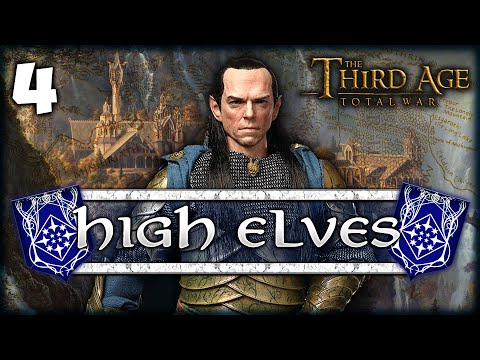 THE RETURN OF ELROND'S SONS! Third Age Total War: Divide & Conquer 4.5 - High Elves Campaign #4