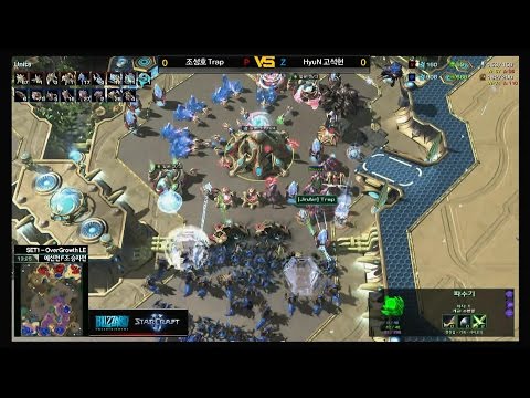[SSL 2015] Trap vs HyuN Group F winner match Set1 -EsportsTV, Starcraft 2