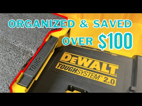 How I Saved Money Organizing My DeWalt ToughSystem 2.0