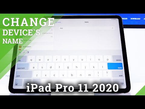 How to Change Device’s Name iPad Pro 11 2020 – Personalize APPLE iPhone