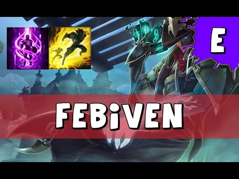 FNC Febiven as Twisted Fate vs Ryze MID - S5 EUW Challenger SoloQ - League of Legends