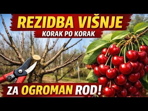 Cherry pruning step by step - simple, for a HUGE HARVEST