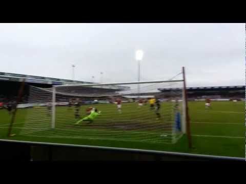 Northampton vs Aldershot town (22/12/2012)