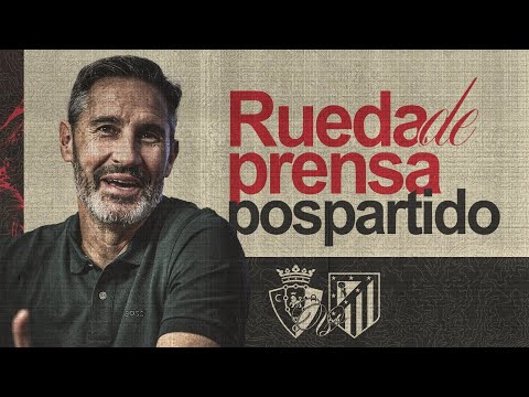 Vicente Moreno, tras la victoria ante el Atlético: «Ha sido un partidazo, me alegro por los jugadores y por la afición»