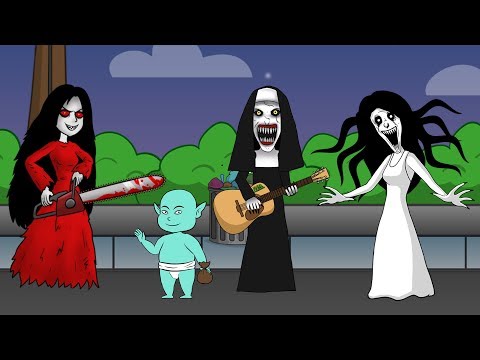 Kompilasi Kartun Horor Lucu Kuntilanak, Tuyul, Valak, Kuntilanak Merah #02