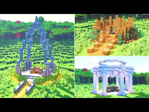 WalkTheWaffle - Minecraft: 3 Unique Enchanting Room Designs!