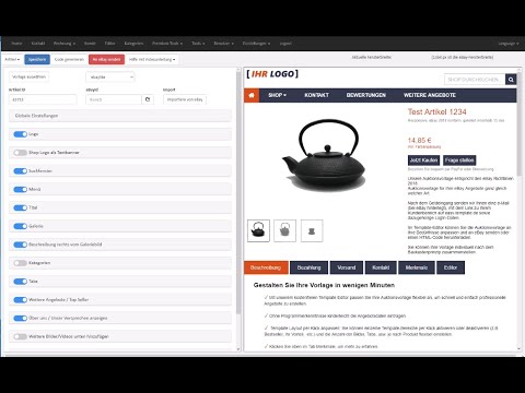 Easy-Template.de Editor für eBay Vorlagen