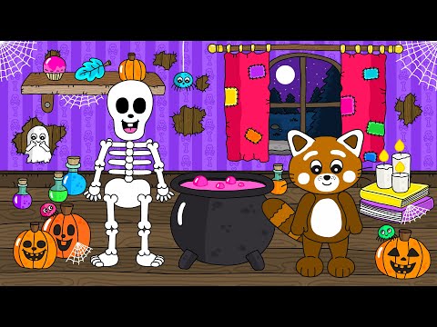 Pukkins Halloween - Pukkins gör magiska klubbor - Lek med oss