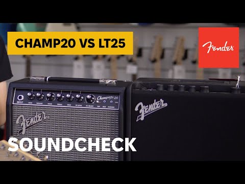 FENDER Champion 20 VS Mustang LT25 (Soundcheck)