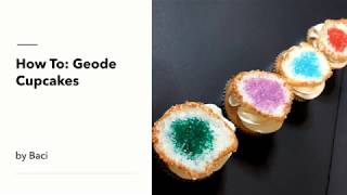 How To: Geode Cupcakes