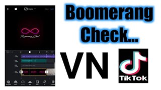 Download lagu Cara Membuat Boomerang Check Di Vn | TUTORIAL TIKTOK mp3