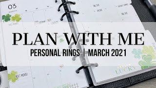 Plan with Me | Personal Rings | March 2021 Monthly Spread